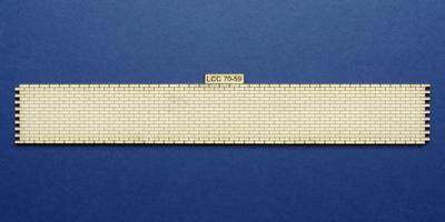 LCC 70-59 O gauge inner parapet brickwork